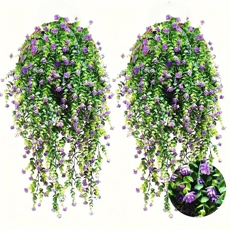 2Pcs Wall Home Garden Wedding Decoration Outdoor Artificial Plant Hanging Flowers With Eucalyptus Leaves Greenery Vine
2Pcs Wall Home Garden Wedding Decoration Outdoor Artificial Plant Hanging Flowers With Eucalyptus Leaves Greenery Vine