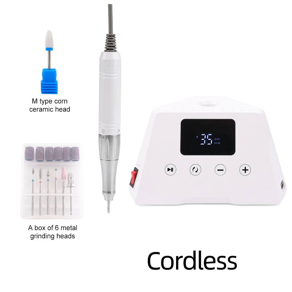 BEPAN Rechargeable Coreless 35000RPM Desktop Nail Drill 65w Machine Drilling Manicure Pedicure Nail Polisher US білий
BEPAN Rechargeable Coreless 35000RPM Desktop Nail Drill 65w Machine Drilling Manicure Pedicure Nail Polisher US білий