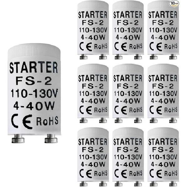 Fluorescent Starter for 4-40 Watt lamp, FS-2 S2 FS-5 S5 Preheat Fluorescent B
Fluorescent Starter for 4-40 Watt lamp, FS-2 S2 FS-5 S5 Preheat Fluorescent B