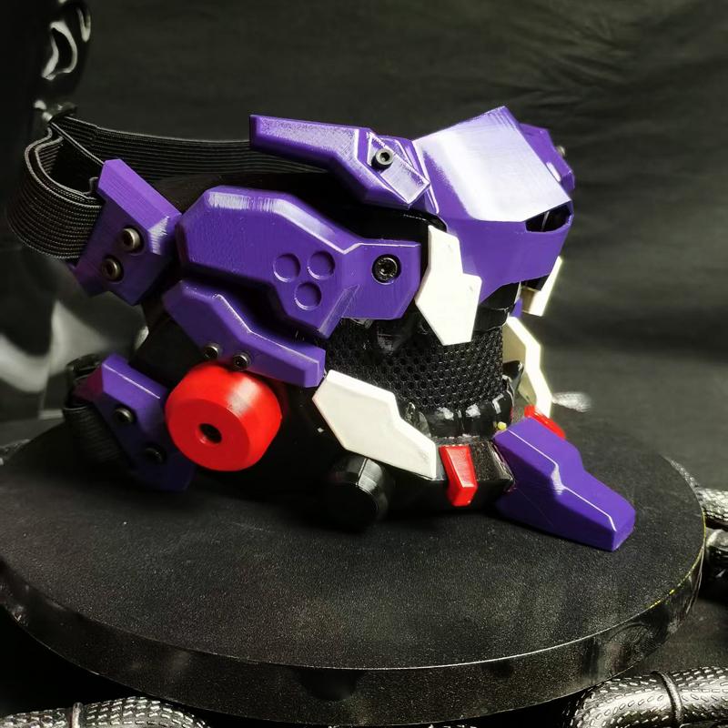 Plastic Material 3D Print Handmade Mechanical Mask Man Woman Red Pruple Punk Techwear Face Mask Cosplay Props фіолетовий
Plastic Material 3D Print Handmade Mechanical Mask Man Woman Red Pruple Punk Techwear Face Mask Cosplay Props фіолетовий