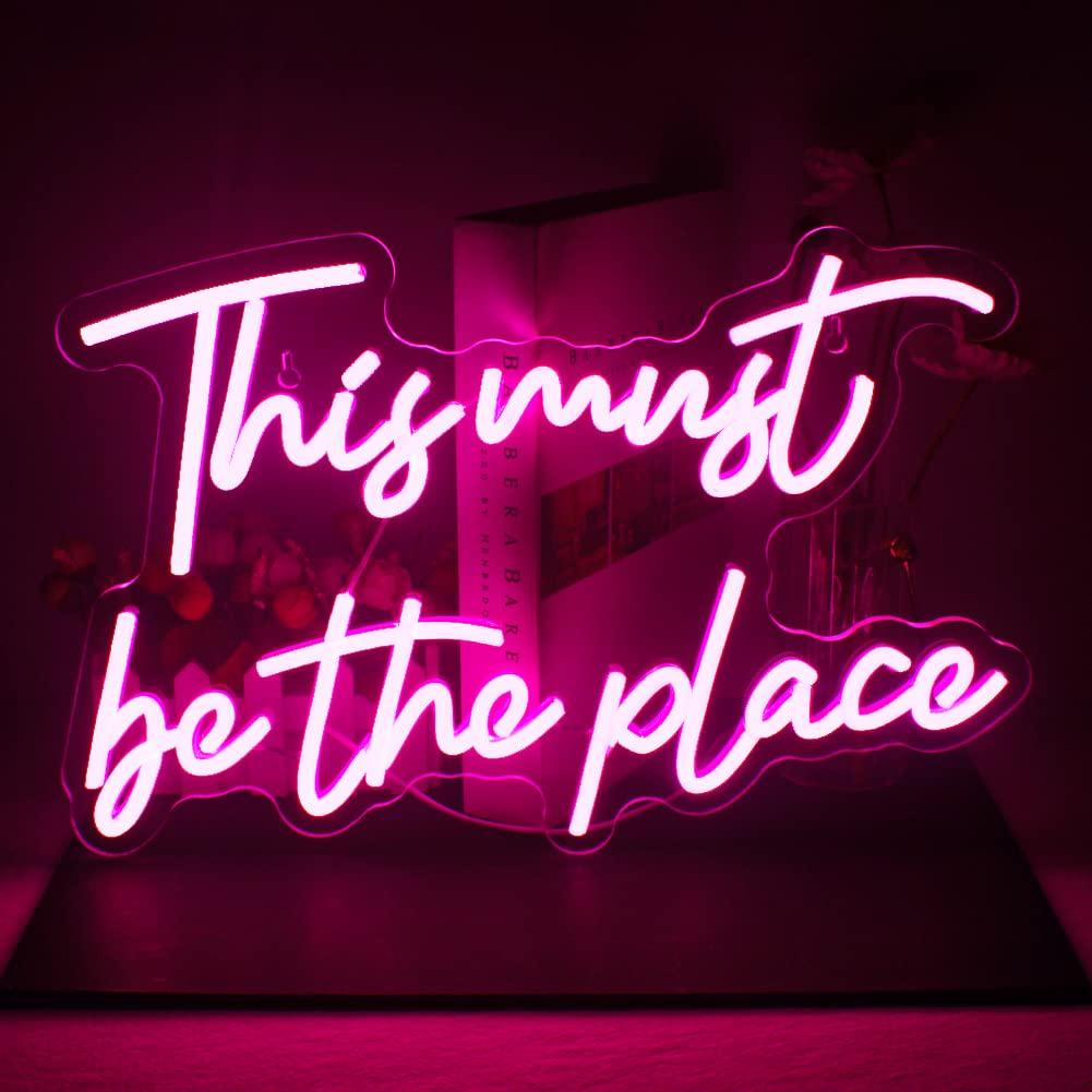 This Must Be The Place Neon Home Wall Art Bedroom Dorm Office Living Room Game Room Man Cave Business Cafe Store Decor t
This Must Be The Place Neon Home Wall Art Bedroom Dorm Office Living Room Game Room Man Cave Business Cafe Store Decor t