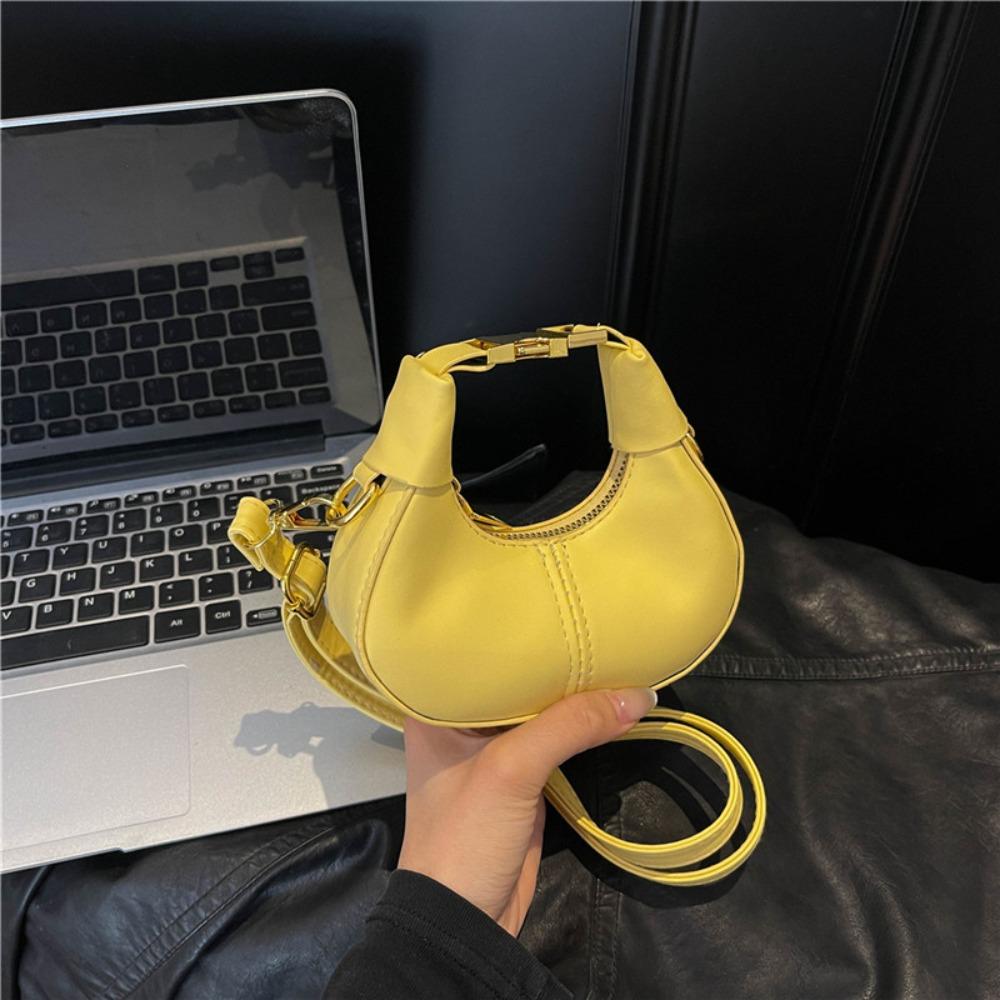 Fashion Pu Leather Shoulder Bag Comfortable Lightweight Crossbody Bag Solid Color Casual Mobile Phone Bag жовтий
Fashion Pu Leather Shoulder Bag Comfortable Lightweight Crossbody Bag Solid Color Casual Mobile Phone Bag жовтий