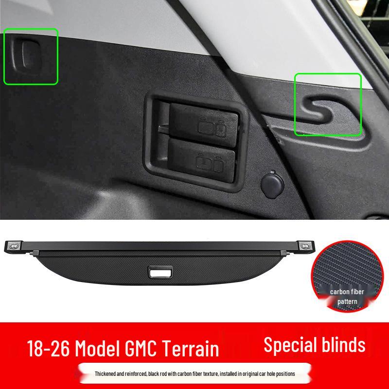 Trunk Cargo Cover for 2010-2026 GMC Acadia, Yukon, Terrain
Trunk Cargo Cover for 2010-2026 GMC Acadia, Yukon, Terrain