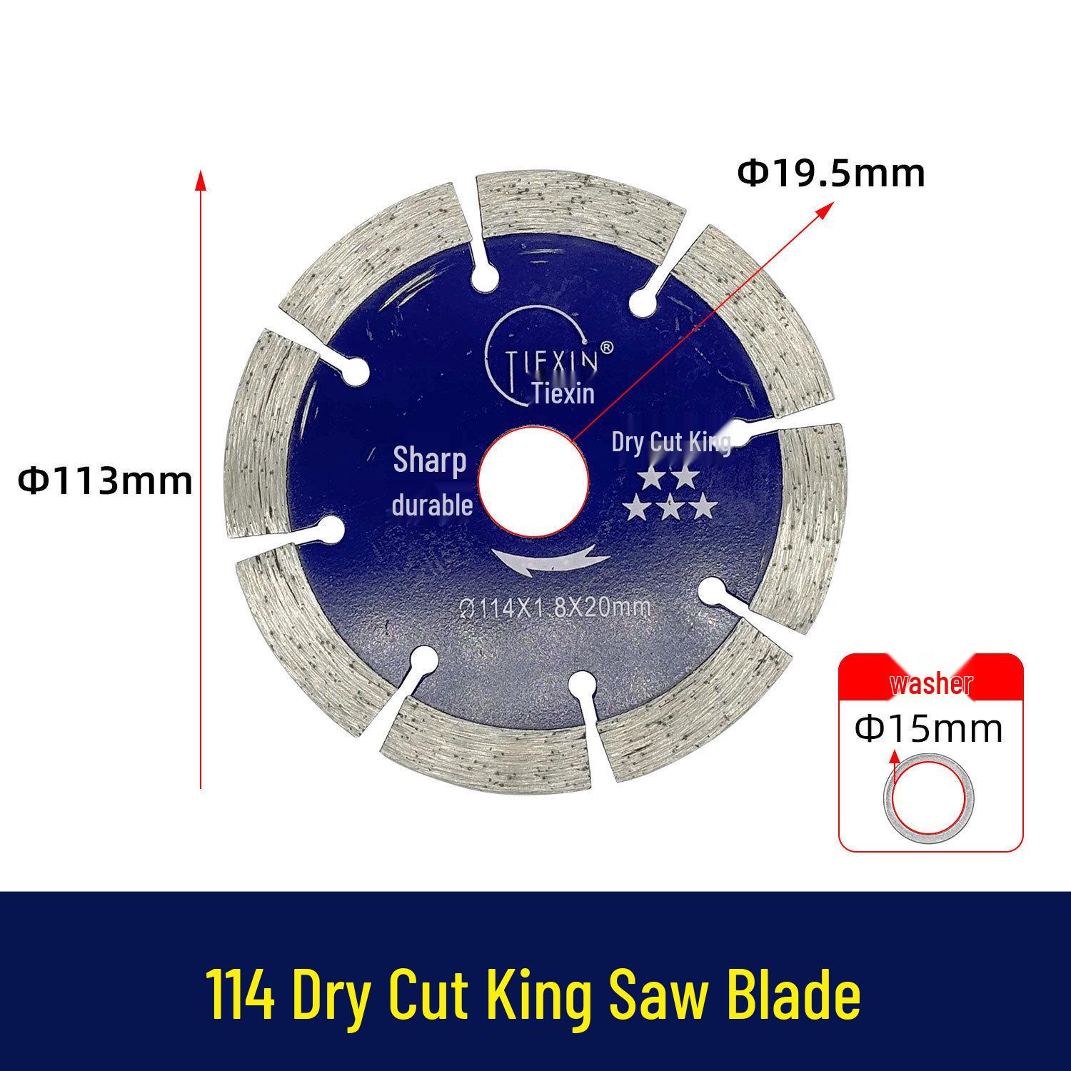 114 Toothless Stone & Marble Cutting Blade for Dry Cut Saw (02281)
114 Toothless Stone & Marble Cutting Blade for Dry Cut Saw (02281)