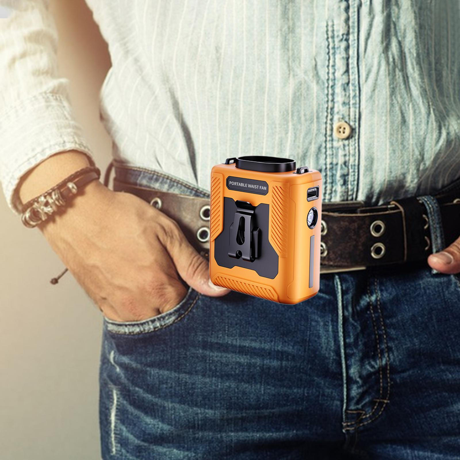 Portable Waist Clip Fan Mini Outdoor Personal Cooling for Office Camping помаранчевий
Portable Waist Clip Fan Mini Outdoor Personal Cooling for Office Camping помаранчевий
