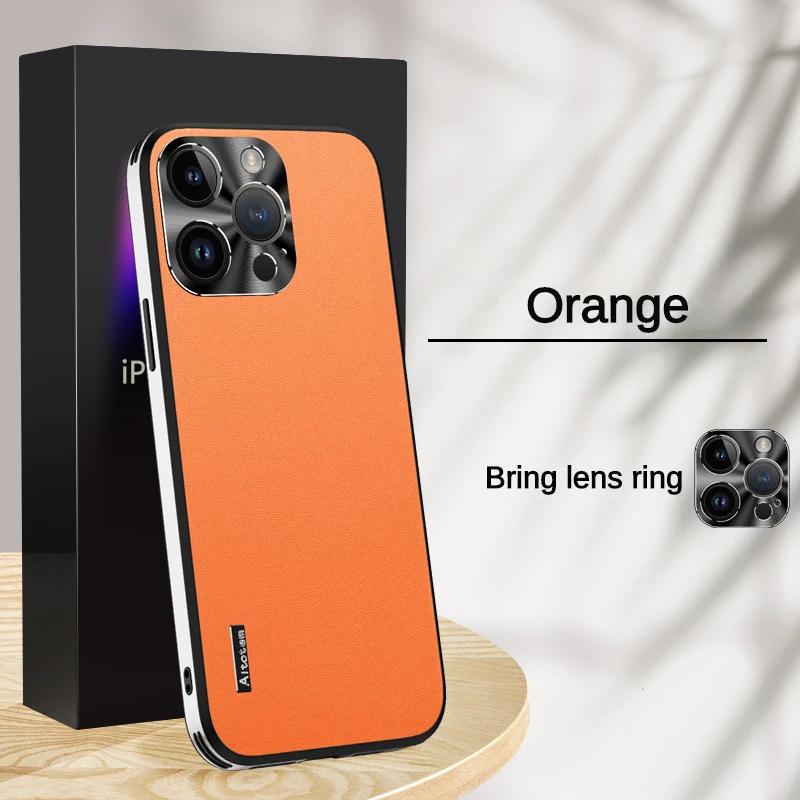 Soft Leather Phone Case Back Cover for IPhone 13 15 16 14 Plus 11 12 Pro Max Shockproof Anti-Drop Metal Lens Protection Cases For IPhone16 Pro Max помаранчевий
Soft Leather Phone Case Back Cover for IPhone 13 15 16 14 Plus 11 12 Pro Max Shockproof Anti-Drop Metal Lens Protection Cases For IPhone16 Pro Max помаранчевий