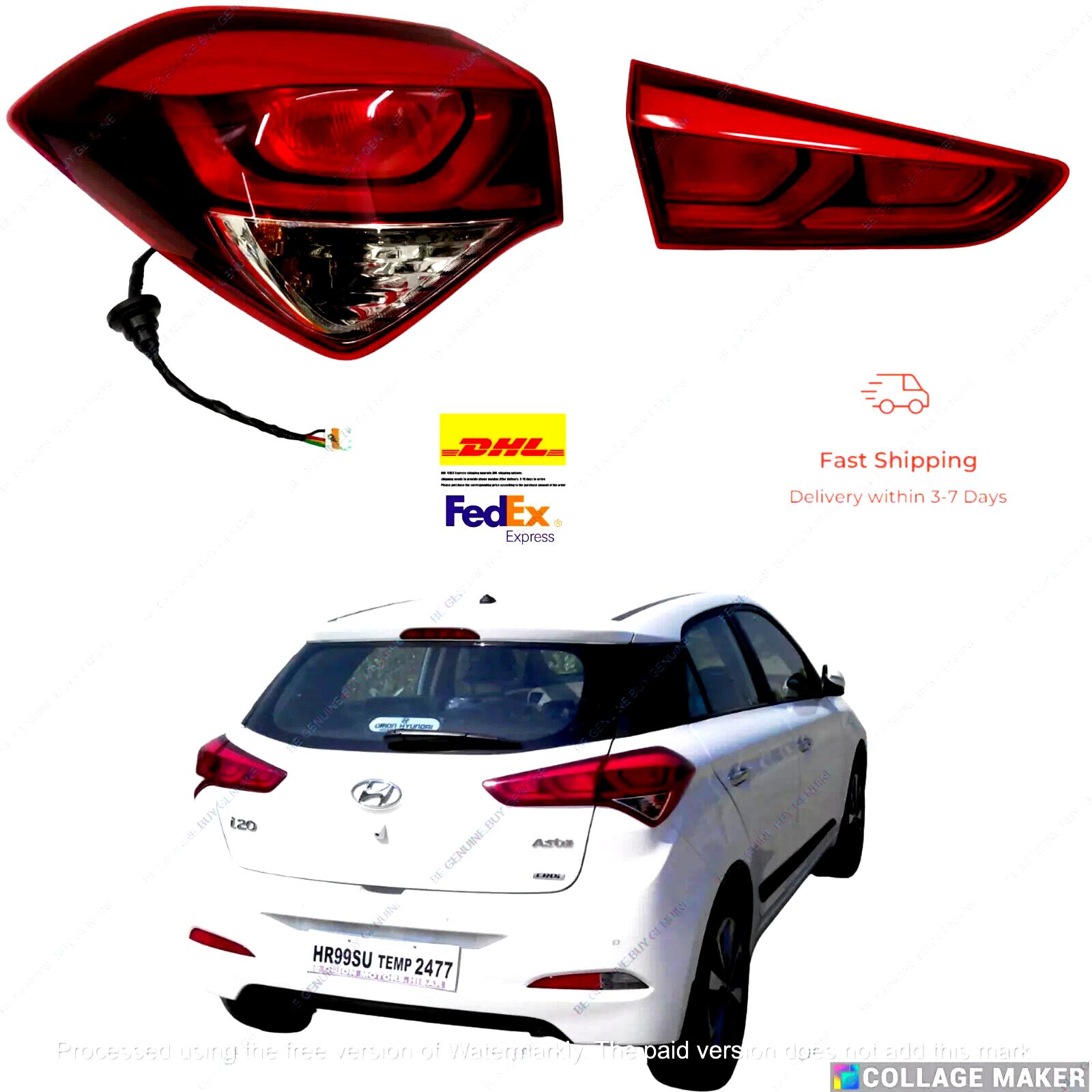 Tail Light I20 (2014-2018) Oem Genuine Hyundai Mobis Lh(92403C7000+92401C7000)
Tail Light I20 (2014-2018) Oem Genuine Hyundai Mobis Lh(92403C7000+92401C7000)