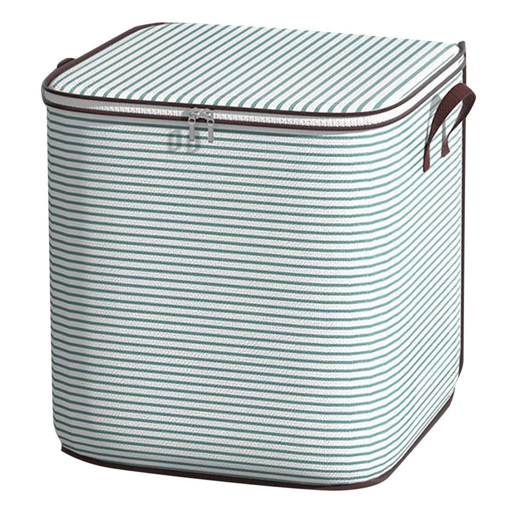 140L Large Capacity Stripe Storage Bag Foldable Luggage Bag Moisture-Proof Clothes Organizer with Double Zipper and Handles
140L Large Capacity Stripe Storage Bag Foldable Luggage Bag Moisture-Proof Clothes Organizer with Double Zipper and Handles
