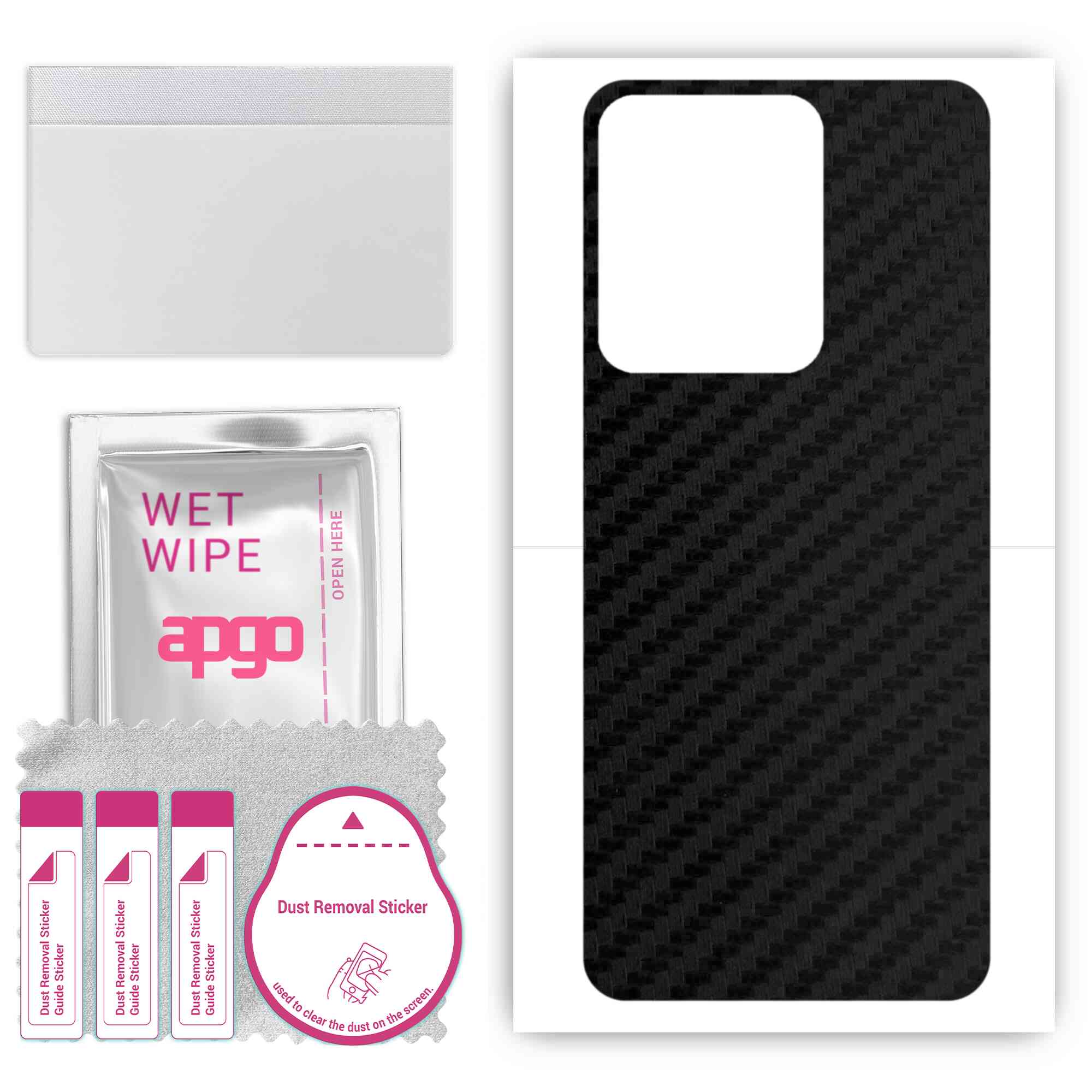 apgo Protective Skin Sticker for the back compatible with Vivo Y78, Wrap Film, Foil, Vinyl - Pattern Carbon Black
apgo Protective Skin Sticker for the back compatible with Vivo Y78, Wrap Film, Foil, Vinyl - Pattern Carbon Black