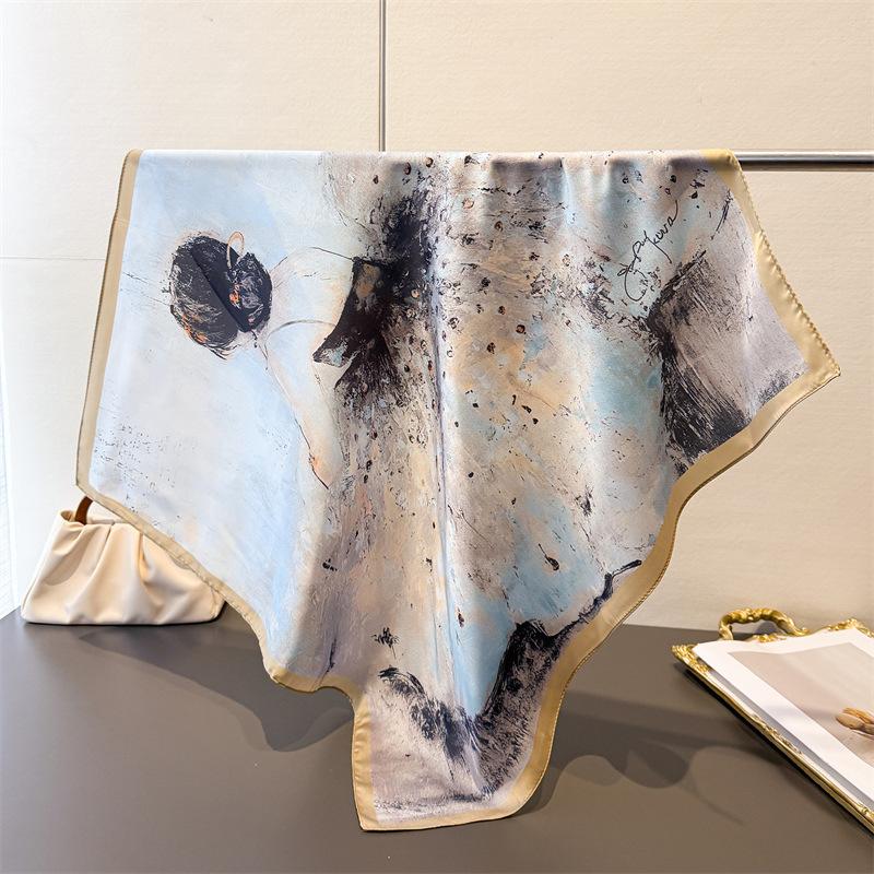 Luxury Fashion 70cm Square Scarves Women s Silk Scarf Spring and Summer Bandana Small Neckties Hairbands Foulard Shawl 70x70cm
Luxury Fashion 70cm Square Scarves Women s Silk Scarf Spring and Summer Bandana Small Neckties Hairbands Foulard Shawl 70x70cm