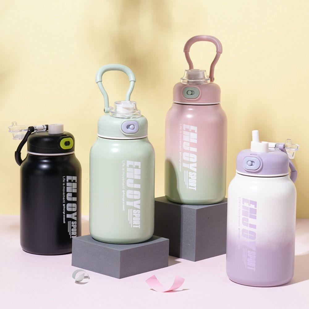 Drinking Kettle Large Capacity Vacuum Flask Stainless Steel Fitness Drinking Bottle Coffee Tea рожевий
Drinking Kettle Large Capacity Vacuum Flask Stainless Steel Fitness Drinking Bottle Coffee Tea рожевий