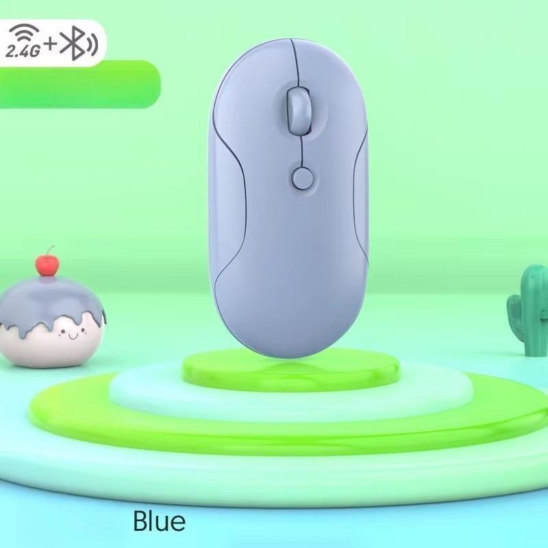 1 шт. Перезаряжаемая офисная мышь с двумя режимами, Бесшумная универсальная беспроводная Bluetooth-мышь для ноутбуков и офисного использования
1 шт. Перезаряжаемая офисная мышь с двумя режимами, Бесшумная универсальная беспроводная Bluetooth-мышь для ноутбуков и офисного использования