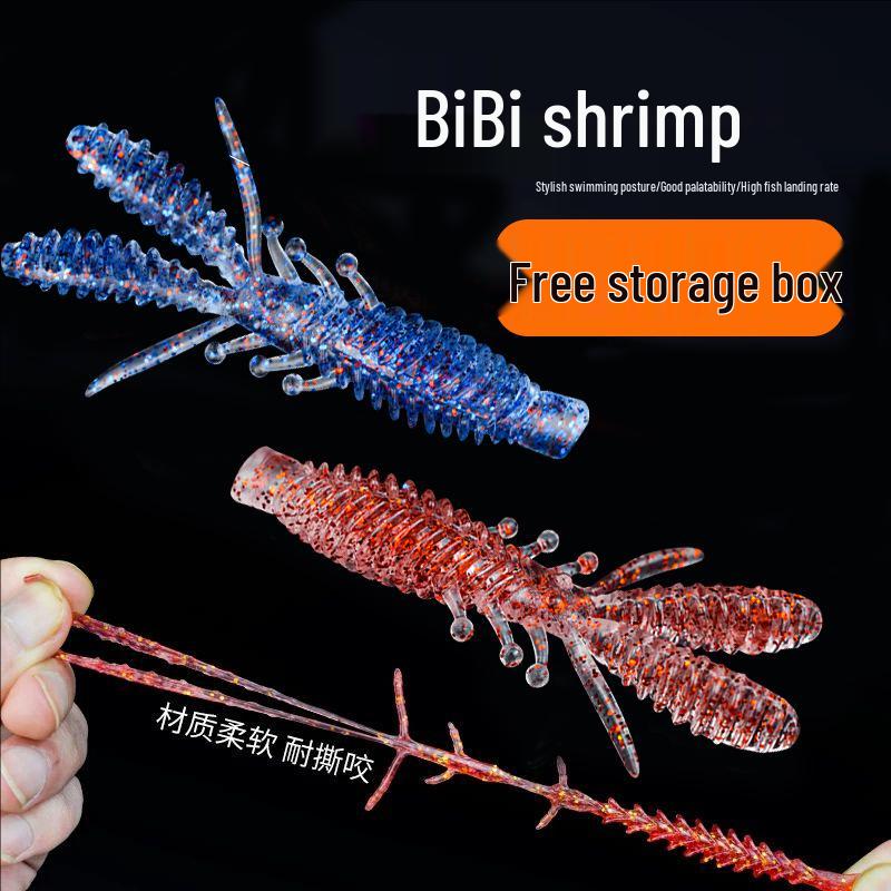 Kusro BIBI Salted Shrimp Ned Rig Soft Lure – Bionic Soft Worm Bait 10pcs 6.5cm Boxed
Kusro BIBI Salted Shrimp Ned Rig Soft Lure – Bionic Soft Worm Bait 10pcs 6.5cm Boxed