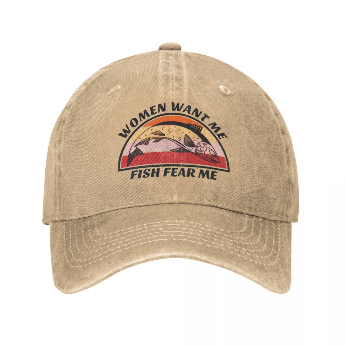 Women want me, fish fear me Cowboy Hat funny hat Unisex Caps Women S
Women want me, fish fear me Cowboy Hat funny hat Unisex Caps Women S