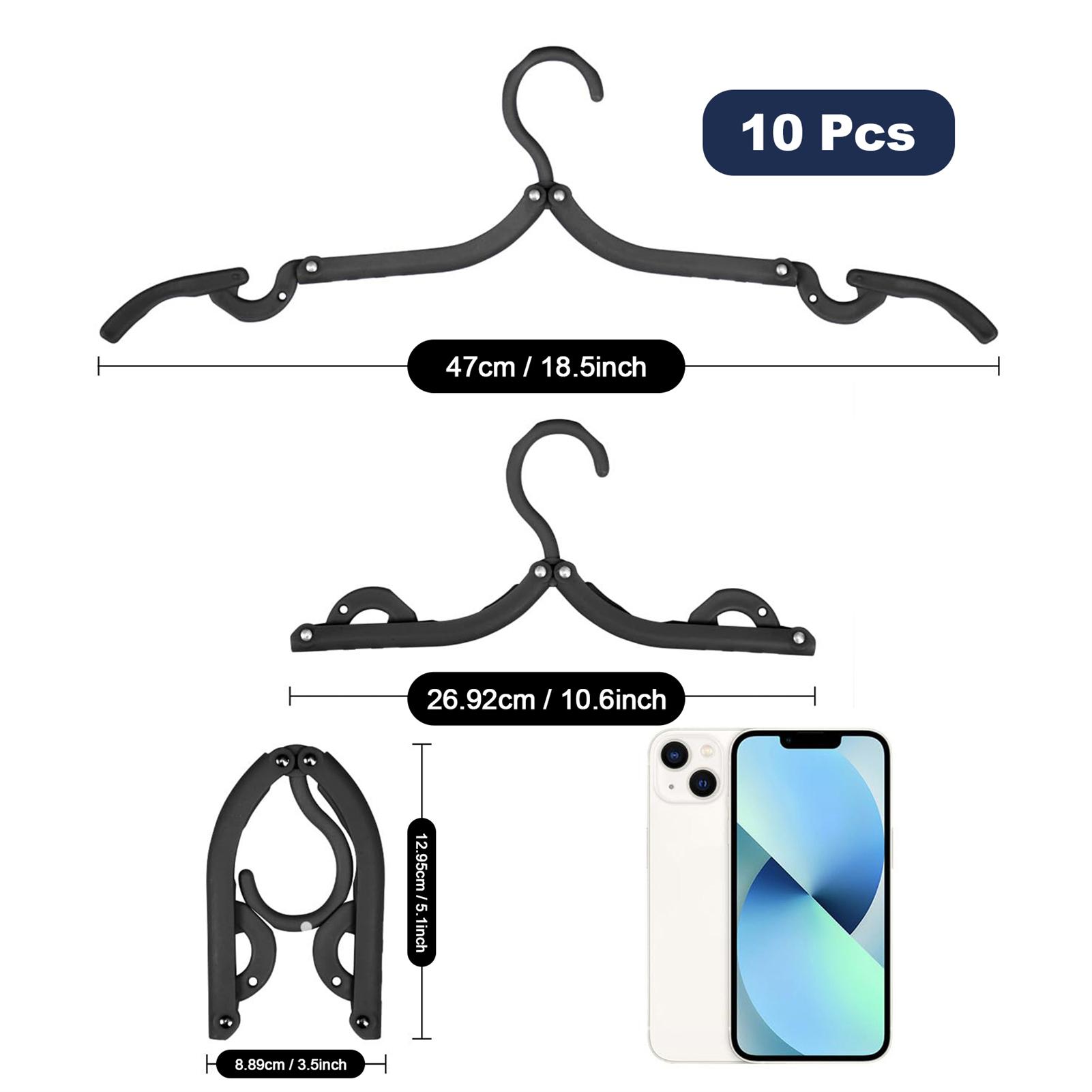 10Pcs Foldable Travel Hangers Non-Slip Multi-Function Clothes Drying Rack for Outdoor Camping Portable Laundry Accessories
10Pcs Foldable Travel Hangers Non-Slip Multi-Function Clothes Drying Rack for Outdoor Camping Portable Laundry Accessories