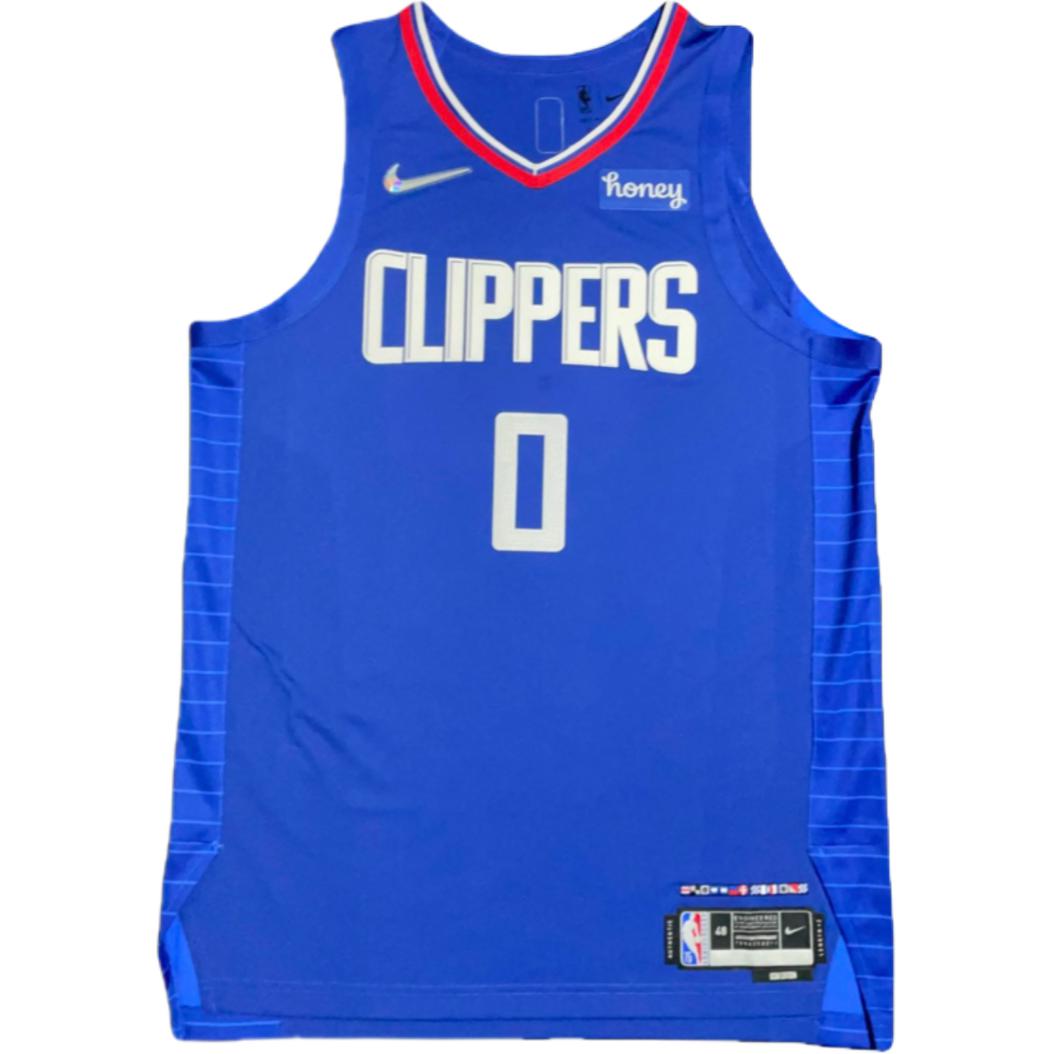 Nike X NBA Collaboration Clippers Russell Westbrook 75th Anniversary AU Jersey 0 Sleeveless Pullover Basketball Vest Men tops Blue DB3364-495 L
Nike X NBA Collaboration Clippers Russell Westbrook 75th Anniversary AU Jersey 0 Sleeveless Pullover Basketball Vest Men tops Blue DB3364-495 L