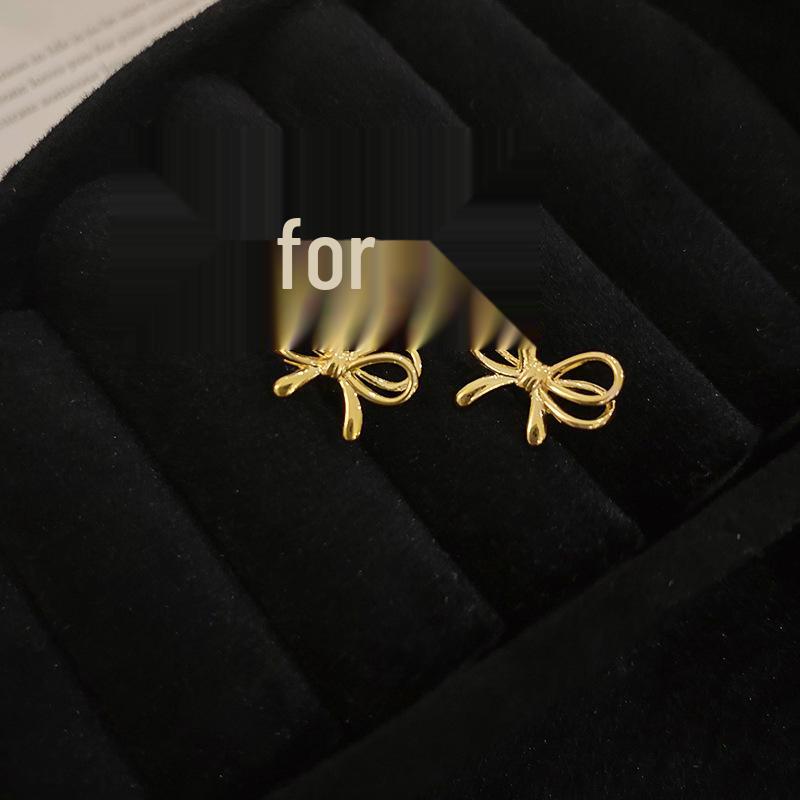Elegant Silver Needle Bow Stud Earrings - Chic, Compact, High-End Fashion for Women
Elegant Silver Needle Bow Stud Earrings - Chic, Compact, High-End Fashion for Women