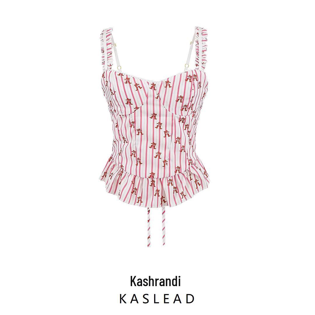 2025 Spring Women s European & American Striped Lace-up Vest Top: Fashionable, Simple, Versatile S
2025 Spring Women s European & American Striped Lace-up Vest Top: Fashionable, Simple, Versatile S