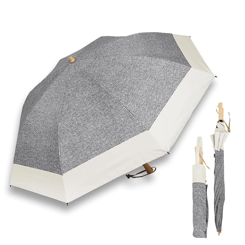 Linle parasol For both rain and shine bi-fold 2way Light blocking rate 99.9% SPF50+ Water repellent RINRE UV cut cool folding umbrella Completely
Linle parasol For both rain and shine bi-fold 2way Light blocking rate 99.9% SPF50+ Water repellent RINRE UV cut cool folding umbrella Completely