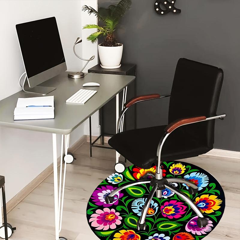 1pc Carpet Chair Mats Colorful Floral Mandala Pattern Perfect for Decorating Chairs, Polyester Carpet, for Living Room.YDT607 80cm by 80cm
1pc Carpet Chair Mats Colorful Floral Mandala Pattern Perfect for Decorating Chairs, Polyester Carpet, for Living Room.YDT607 80cm by 80cm