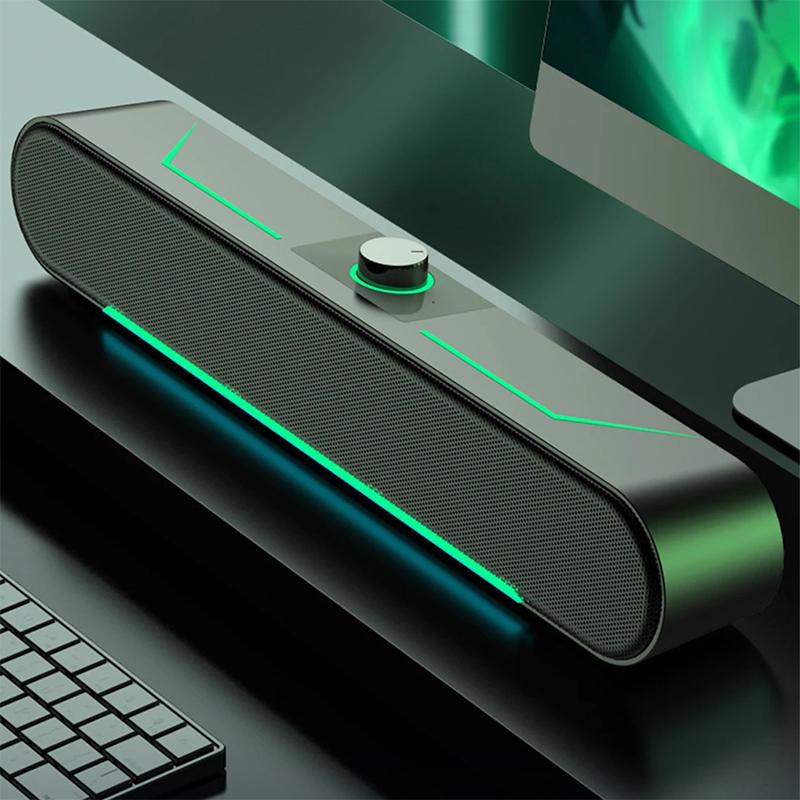 Computer Speaker Surround Soundbar Speaker Wired Loudspeaker Stereo Subwoofer Sound bar for Laptop PC Gamer чорний
Computer Speaker Surround Soundbar Speaker Wired Loudspeaker Stereo Subwoofer Sound bar for Laptop PC Gamer чорний