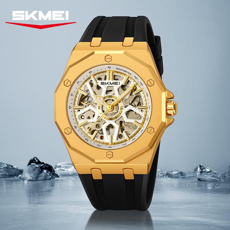 SKMEI Watch Top Brand Luxury Sports Men Wristwatch Waterproof Automatic Mechanical Watches Relogio Masculino silicone strap золотий
SKMEI Watch Top Brand Luxury Sports Men Wristwatch Waterproof Automatic Mechanical Watches Relogio Masculino silicone strap золотий