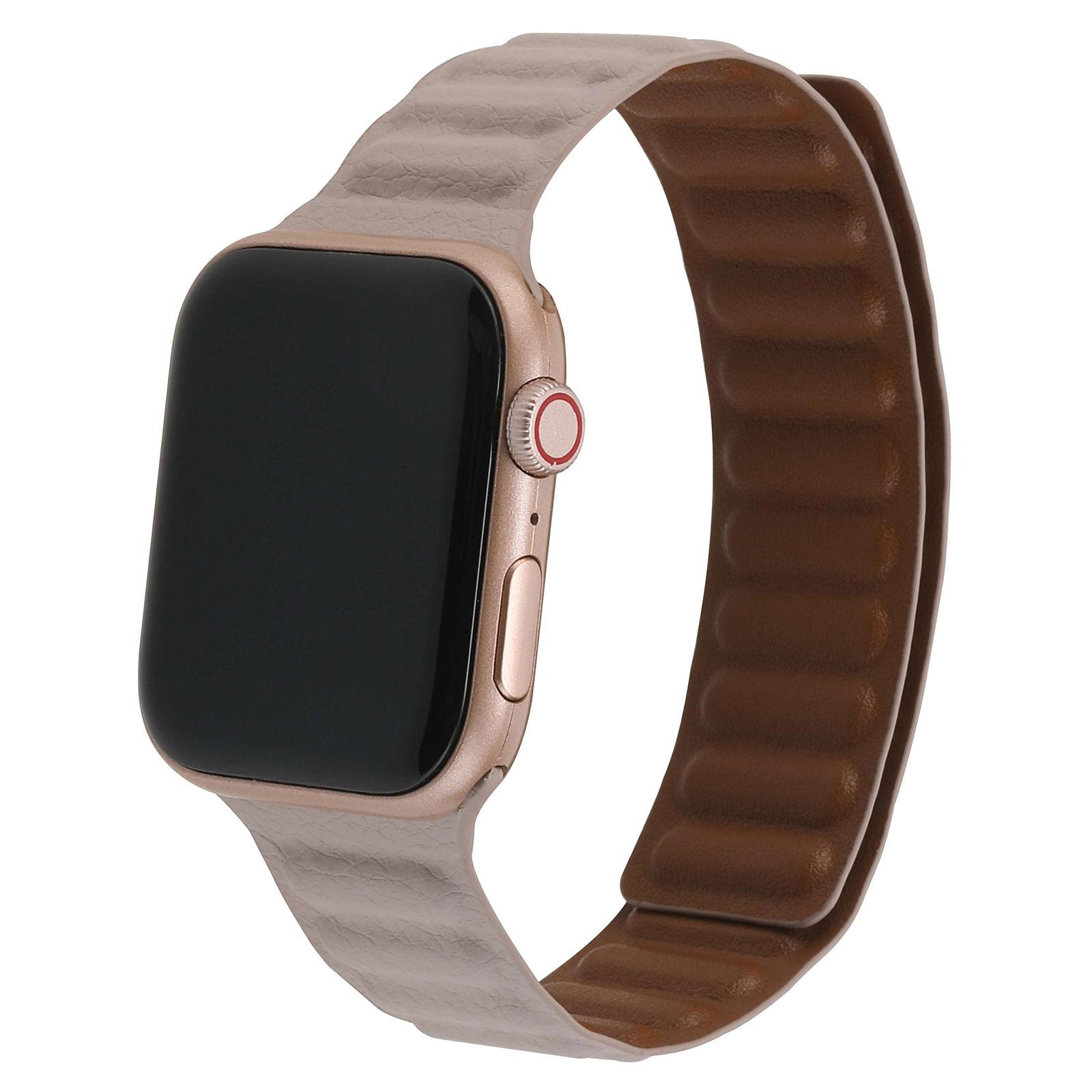 For Apple Watch Series 10 42mm/9 8 7 41mm/6 5 4 SE SE (2022) SE (2023) 40mm/3 2 1 38mm,Genuine Leather Magnetic Watchband Replacement Watch Strap Khaki
For Apple Watch Series 10 42mm/9 8 7 41mm/6 5 4 SE SE (2022) SE (2023) 40mm/3 2 1 38mm,Genuine Leather Magnetic Watchband Replacement Watch Strap Khaki