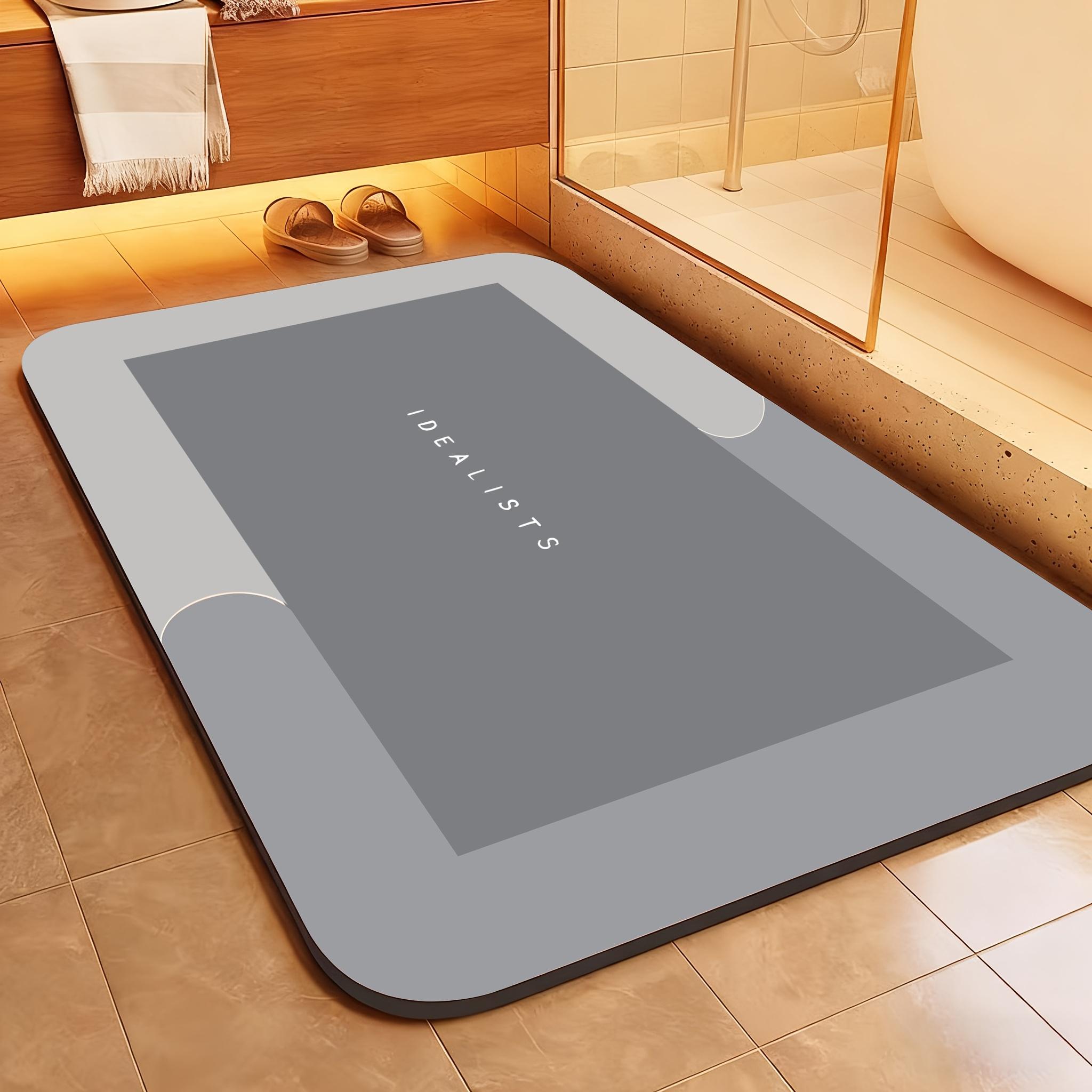 minimalist diatomaceous earth bathroom carpet, quick suction, anti slip, washable, bathroom shower room entrance mat 40X60CM(1.3X2FT
minimalist diatomaceous earth bathroom carpet, quick suction, anti slip, washable, bathroom shower room entrance mat 40X60CM(1.3X2FT