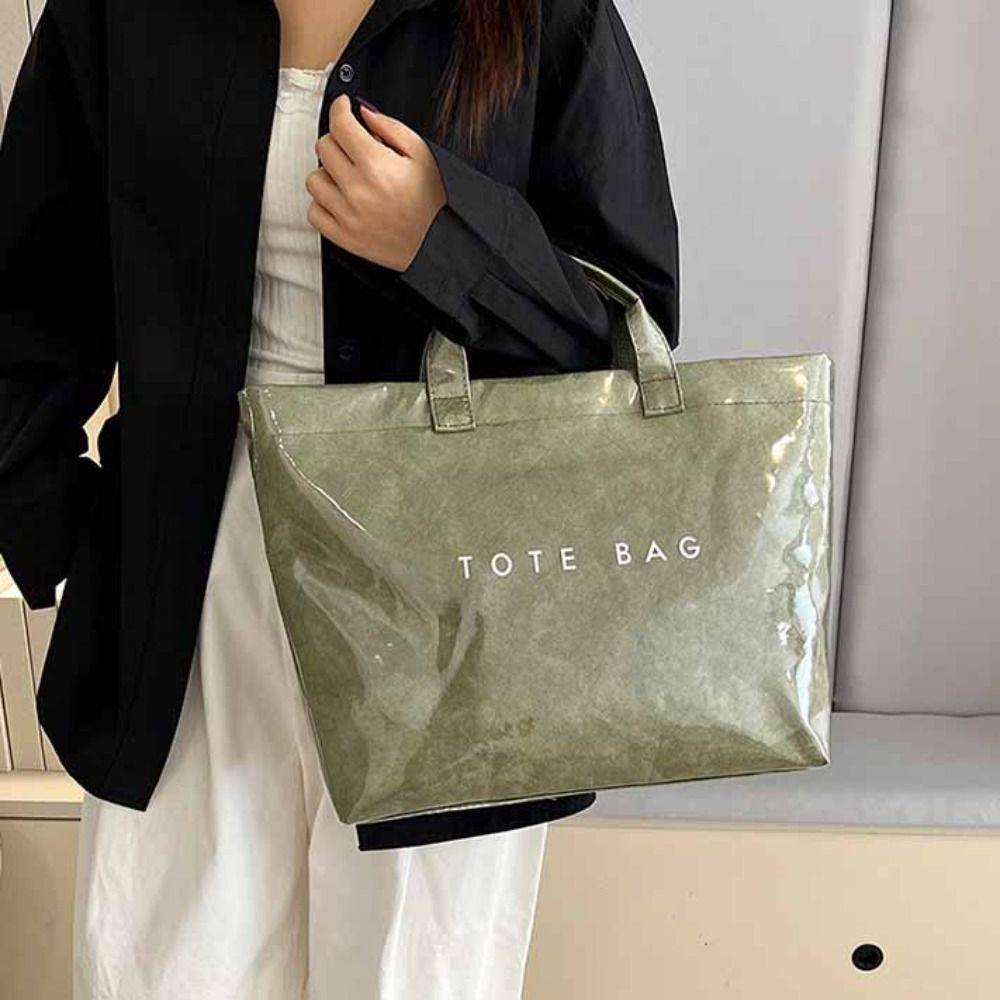 Summer Transparent Jelly Bag Storage Bag Letter Prints Handbags Fashion PVC Tote Bag Outdoor бежевий
Summer Transparent Jelly Bag Storage Bag Letter Prints Handbags Fashion PVC Tote Bag Outdoor бежевий
