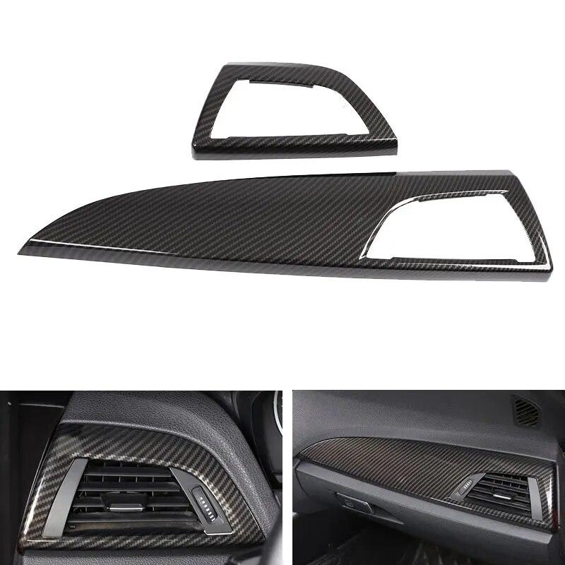 2pcs ABS Carbon Fiber Texture Dashboard Panel Passenger Side Air Condition Outlet Trim Cover For BMW 1 2 Series F20 F21 F22 F23
2pcs ABS Carbon Fiber Texture Dashboard Panel Passenger Side Air Condition Outlet Trim Cover For BMW 1 2 Series F20 F21 F22 F23