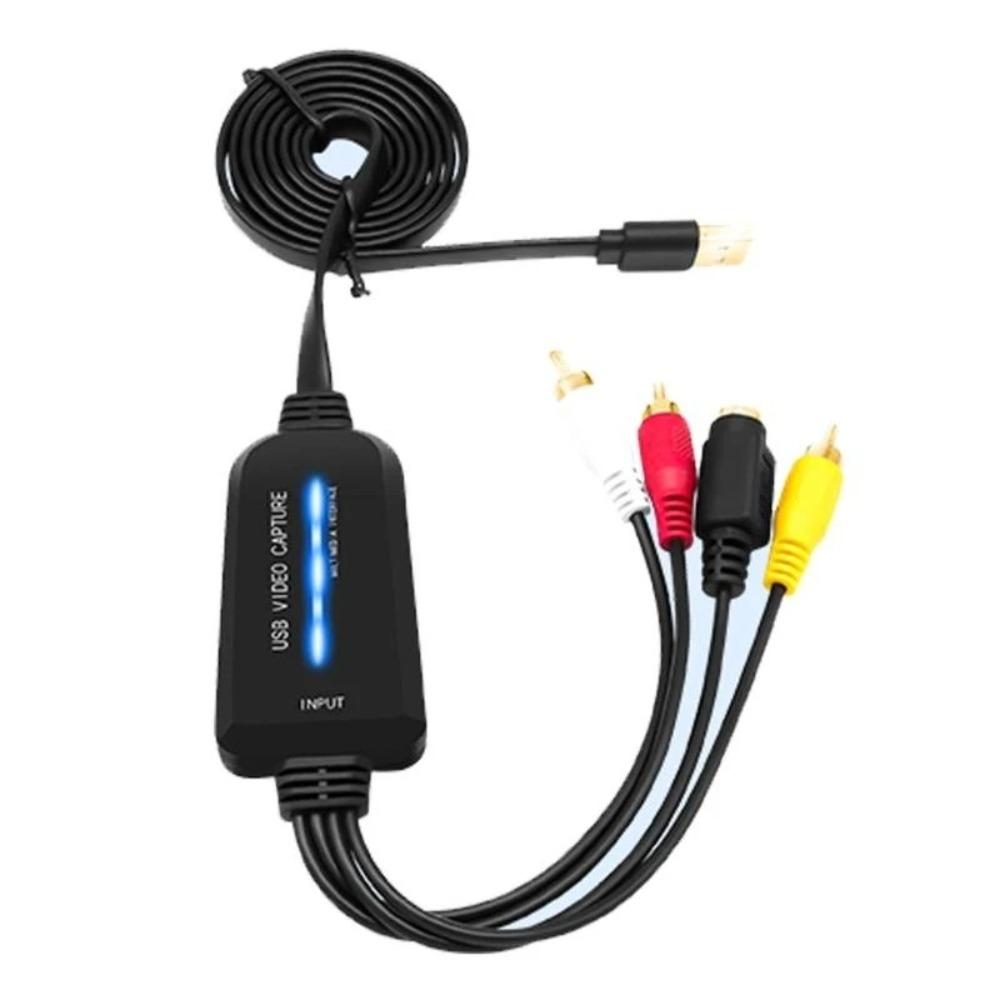 New ABS VHS To Digital Converter Black HD Support USB Video Converter Video Capture Card Video Conversion червоний
New ABS VHS To Digital Converter Black HD Support USB Video Converter Video Capture Card Video Conversion червоний