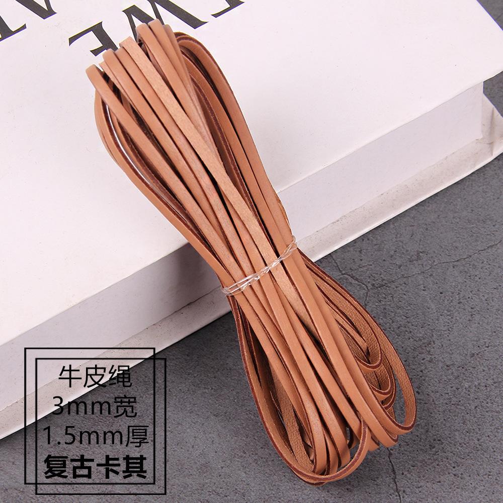 Diy Retro Leather Flat Cowhide Rope Wound Seal Cutting Knife Hard Leather Thick Leather Rope Strap Woven Rope Missed Rope 1m
Diy Retro Leather Flat Cowhide Rope Wound Seal Cutting Knife Hard Leather Thick Leather Rope Strap Woven Rope Missed Rope 1m