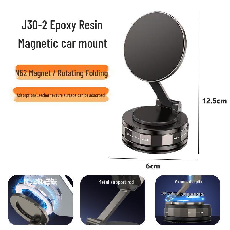 Vacuum Suction Magnetic Rotating Car Phone Holder
Vacuum Suction Magnetic Rotating Car Phone Holder