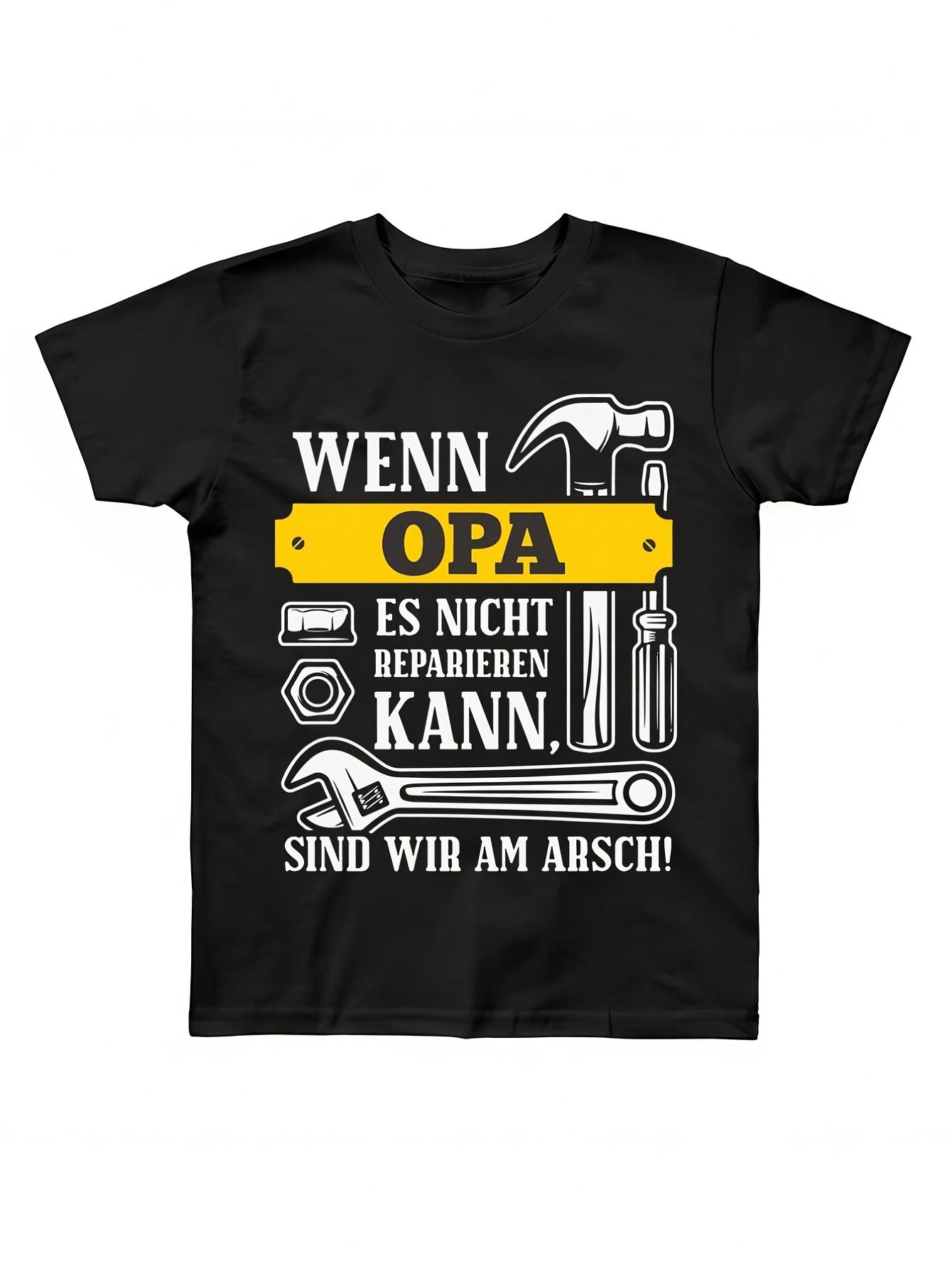 Men S Grandpa Themed T-Shirt - Wenn Opa Es Nicht Bekannt German Saying L
Men S Grandpa Themed T-Shirt - Wenn Opa Es Nicht Bekannt German Saying L