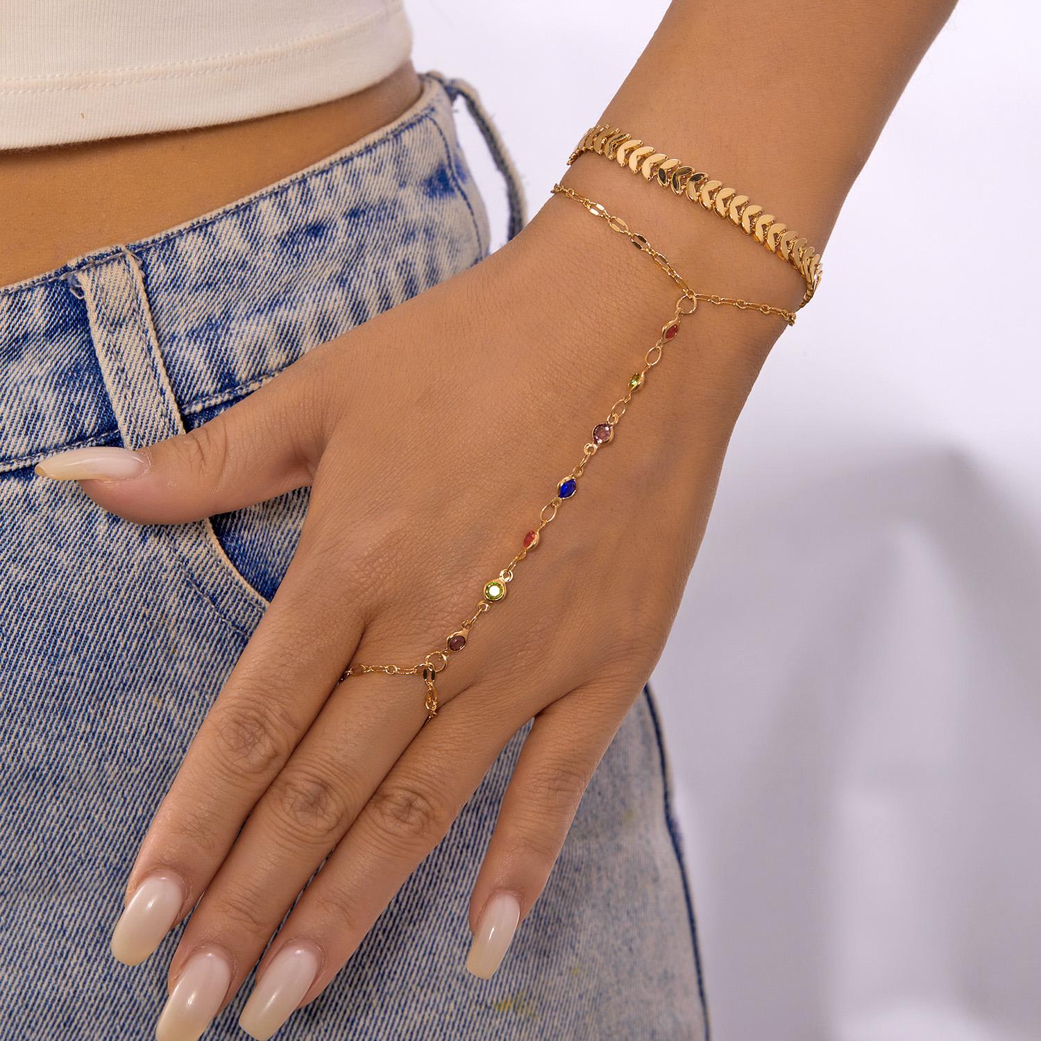 Fashion Vintage Simple Metal Chain Bracelet for Women Minimalist Exquisite Cross Flower Rhinestone Party Girls Gifts Jewelry
Fashion Vintage Simple Metal Chain Bracelet for Women Minimalist Exquisite Cross Flower Rhinestone Party Girls Gifts Jewelry