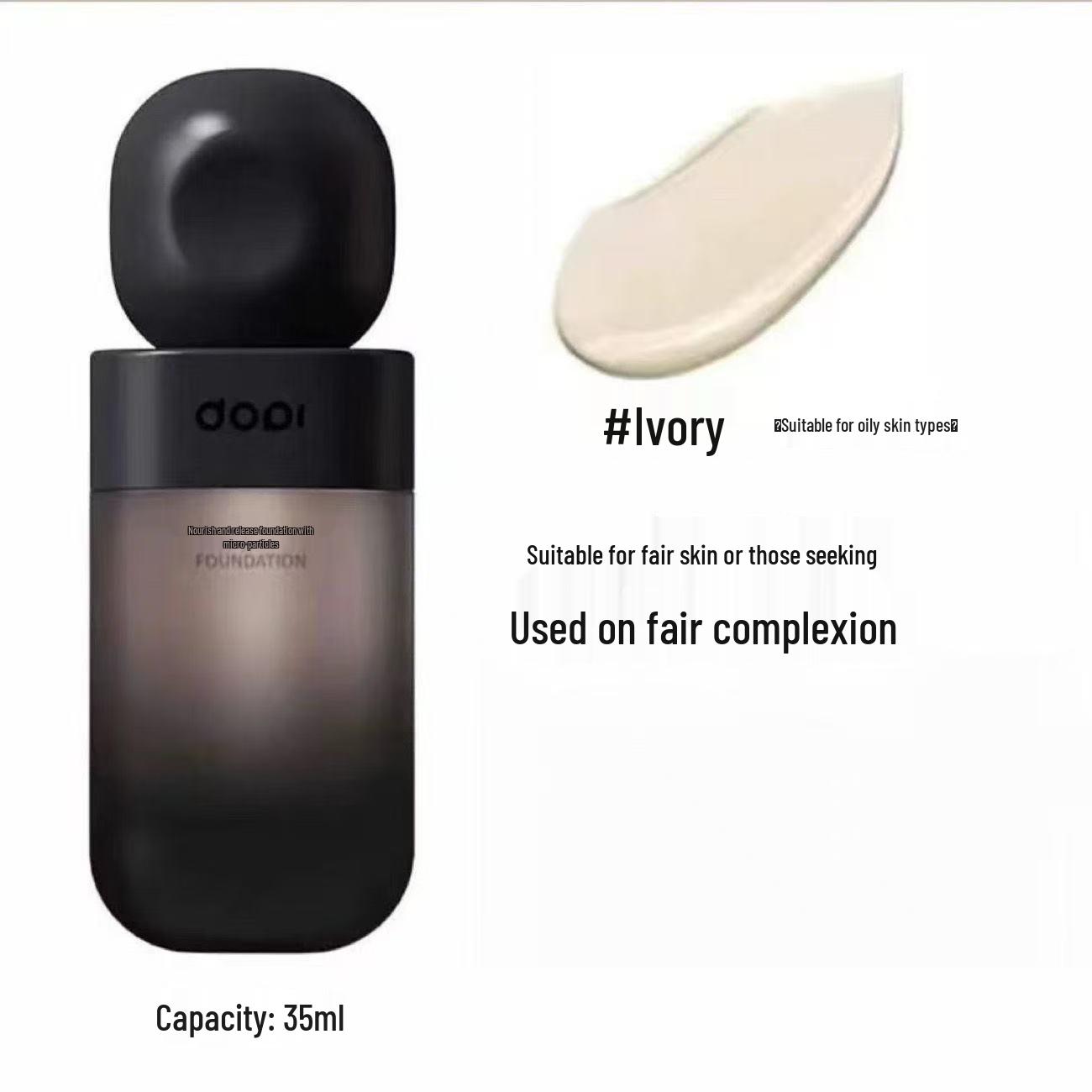 Dopl Dopa Yanyue Long-lasting, Lightweight, Waterproof, Sweat-proof, No-transfer Foundation Liquid 35ml
Dopl Dopa Yanyue Long-lasting, Lightweight, Waterproof, Sweat-proof, No-transfer Foundation Liquid 35ml