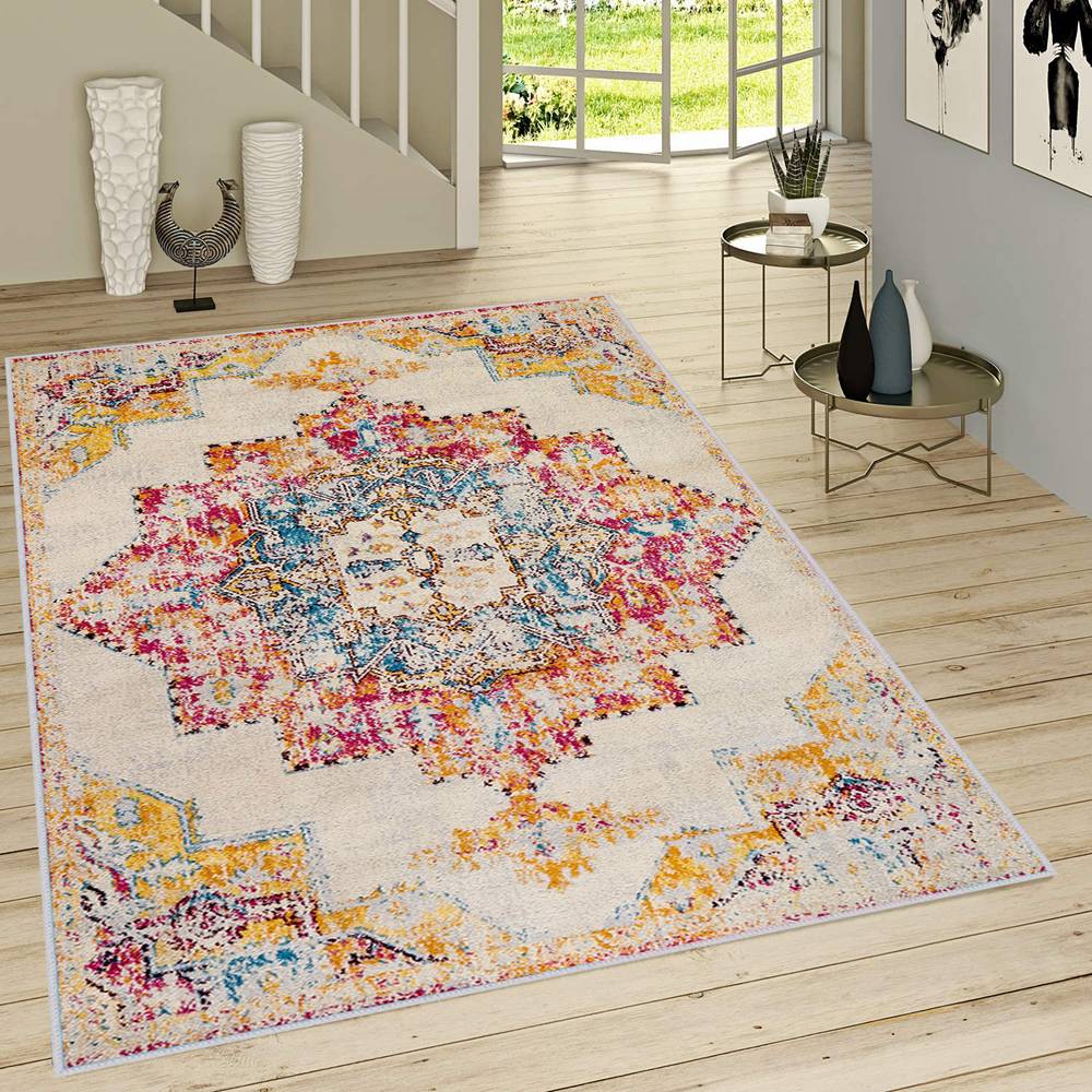 Eliana Home Моющийся ковер с принтом LNA1468 50x80 жёлтый 
Eliana Home Моющийся ковер с принтом LNA1468 50x80 жёлтый