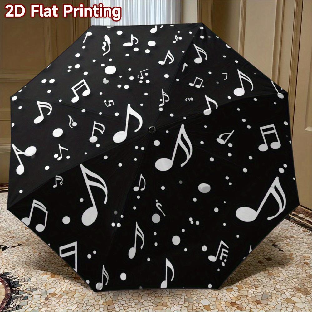 1pc Automatic Folding Umbrella with Music Notes Design - Compact Travel Umbrella, 8-Rib Sturdy Frame, Automatic Open/Close, Bl (as the picture,Iron&8K)
1pc Automatic Folding Umbrella with Music Notes Design - Compact Travel Umbrella, 8-Rib Sturdy Frame, Automatic Open/Close, Bl (as the picture,Iron&8K)