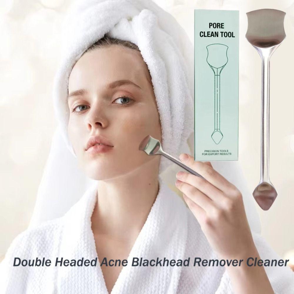 Stainless Steel Acne Remover Scooper Double Headed Extractor Pore Cleaner Women Beauty
Stainless Steel Acne Remover Scooper Double Headed Extractor Pore Cleaner Women Beauty