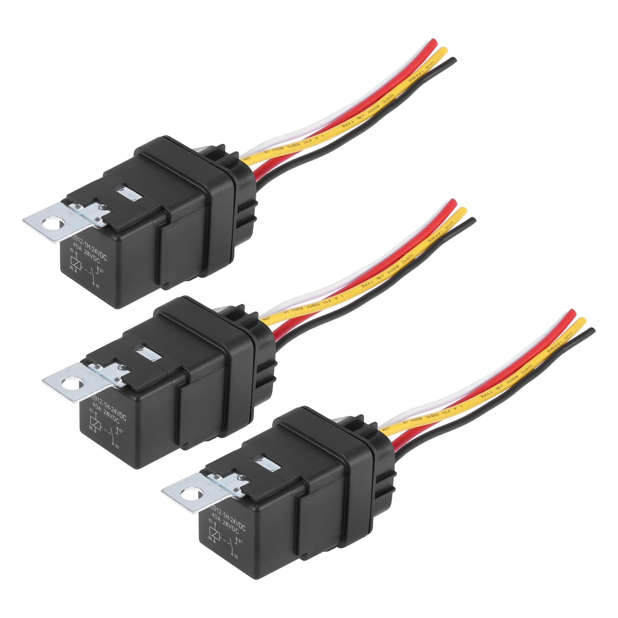 X AUTOHAUX Реле Релейная колодка Автомобильное реле JD2912 4-контактное 40А DC24V Автомобильный жгут проводов Переключатель Питание Универсальный Водонепроницаемый Упаковка из 3 штук
X AUTOHAUX Реле Релейная колодка Автомобильное реле JD2912 4-контактное 40А DC24V Автомобильный жгут проводов Переключатель Питание Универсальный Водонепроницаемый Упаковка из 3 штук