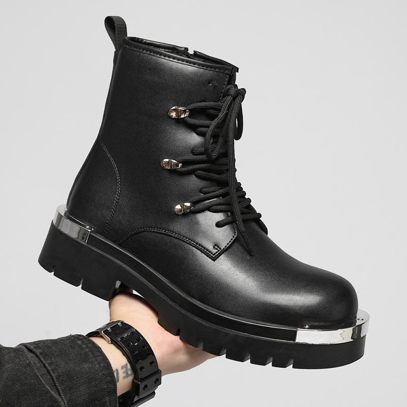 Кожаные ботинки Мартин Мужские универсальные ботинки Мартин на толстой подошве, увеличивающие рост, Инструментальные ботинки высокого класса для мужчин, Модные ботинки Дерби 44
Кожаные ботинки Мартин Мужские универсальные ботинки Мартин на толстой подошве, увеличивающие рост, Инструментальные ботинки высокого класса для мужчин, Модные ботинки Дерби 44