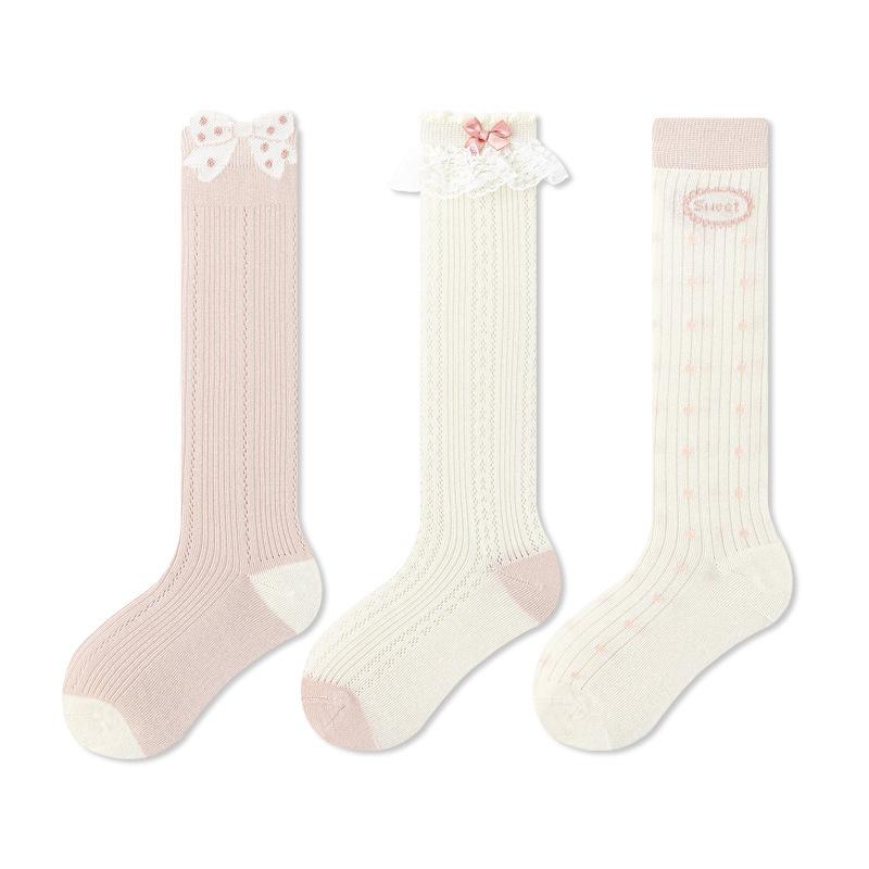 3Pairs/set Kids Long Tube Socks for Girls Summer Thin Breathable Knee-length Princess Sock Korean Bowknot Stockings XL
3Pairs/set Kids Long Tube Socks for Girls Summer Thin Breathable Knee-length Princess Sock Korean Bowknot Stockings XL