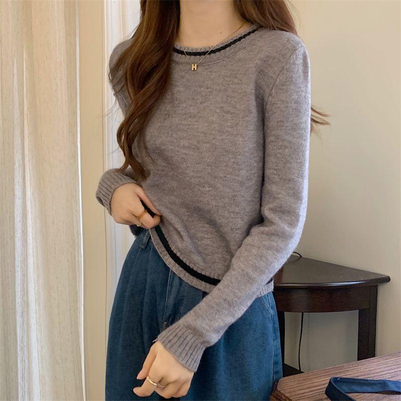 Осень Зима Омолаживающий Приталенный Круглый Вырез Длинный Рукав Трикотаж Женский Дизайн Чувство Нишевый Блокировка Цветов Тонкий Внутренний Базовый Слой Топ XL серый
Осень Зима Омолаживающий Приталенный Круглый Вырез Длинный Рукав Трикотаж Женский Дизайн Чувство Нишевый Блокировка Цветов Тонкий Внутренний Базовый Слой Топ XL серый