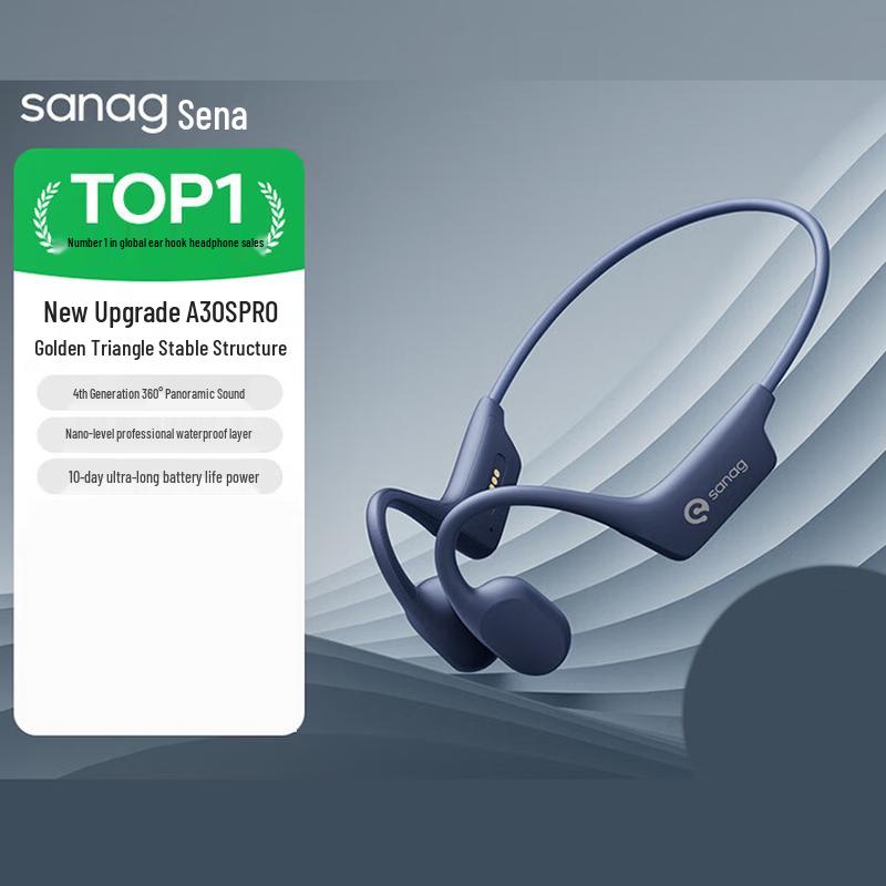 Sanag A30S Pro Open-Ear Bone Conduction Sports Headphones
Sanag A30S Pro Open-Ear Bone Conduction Sports Headphones