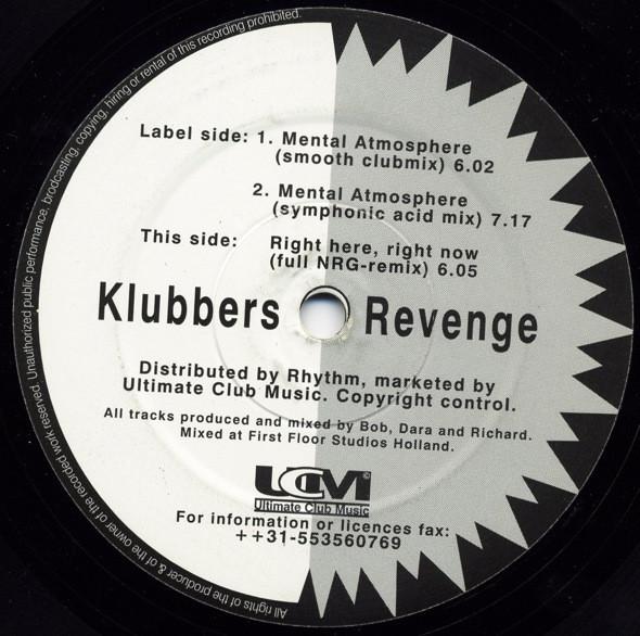 12inch Record KLUBBERS REVENGE - Mental Atmosphere UCM001 Ultimate Club M 1996 Netherland Dance & Electronica Used
12inch Record KLUBBERS REVENGE - Mental Atmosphere UCM001 Ultimate Club M 1996 Netherland Dance & Electronica Used