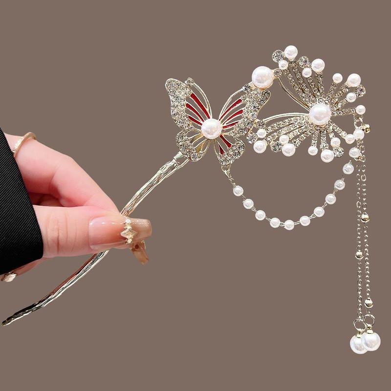 1/2pcs Butterfly Hairpin For Women Alloy Tassel Hairpins Vintage Floral Hair Accessories For Wedding Festivals Hairpins
1/2pcs Butterfly Hairpin For Women Alloy Tassel Hairpins Vintage Floral Hair Accessories For Wedding Festivals Hairpins