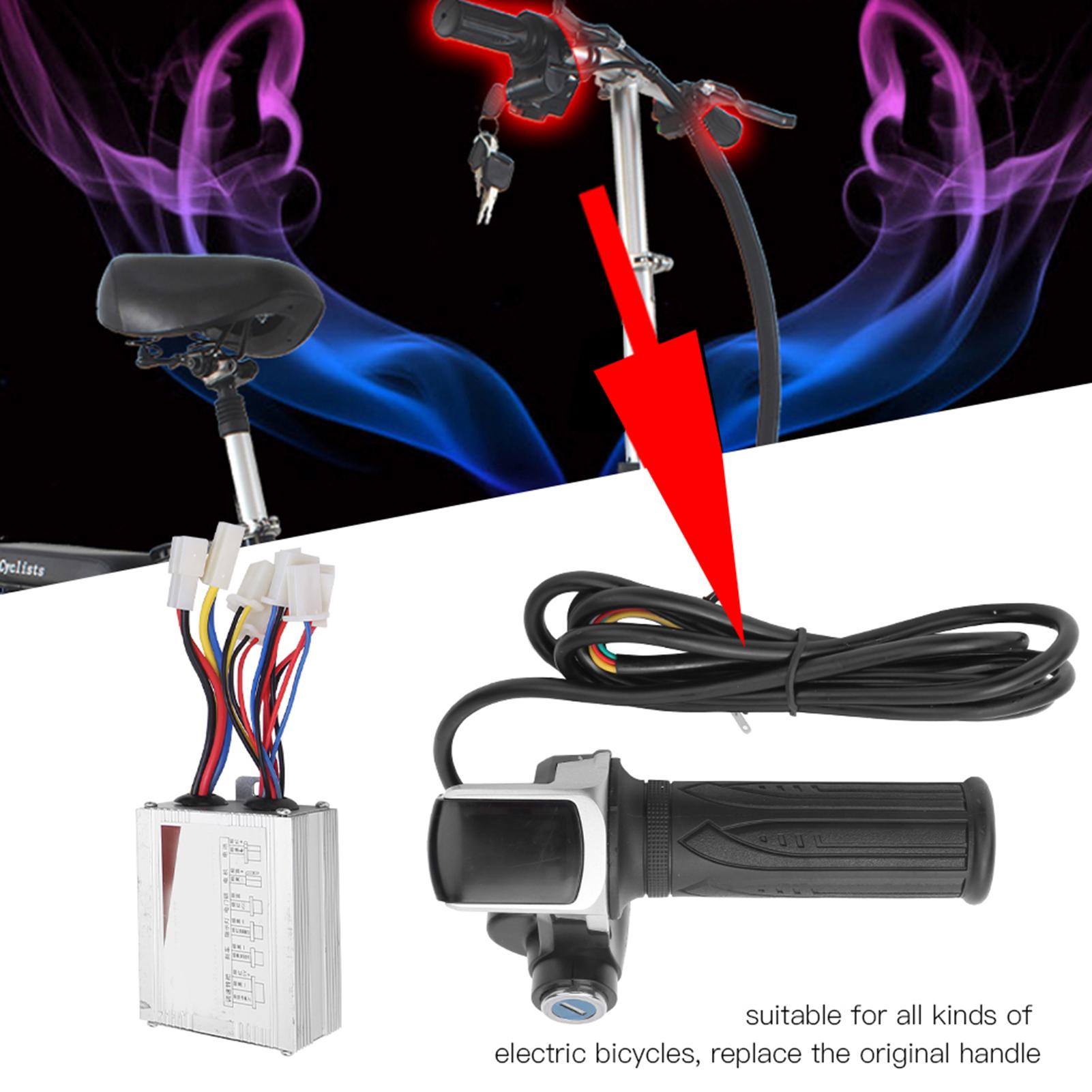 36V 500W E Bike Scooter Brushed Motor Controller Kit LCD Display Panel Speed Turn Handlebar
36V 500W E Bike Scooter Brushed Motor Controller Kit LCD Display Panel Speed Turn Handlebar