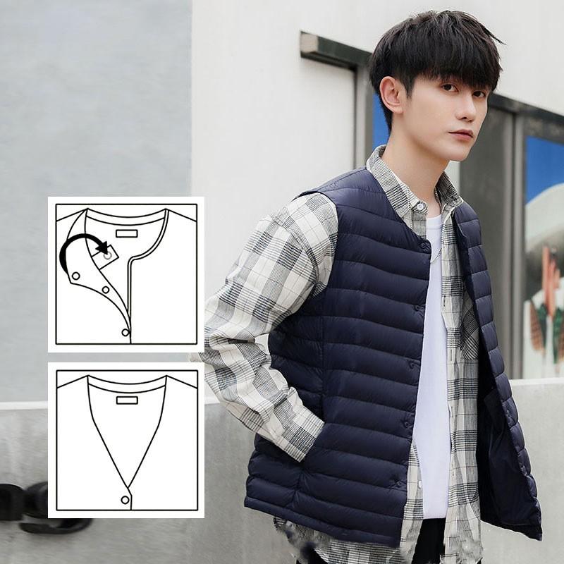 Autumn and Winter Men s Lightweight Down Waistcoat Youth Multi-pocket Sports Tops 3XL
Autumn and Winter Men s Lightweight Down Waistcoat Youth Multi-pocket Sports Tops 3XL