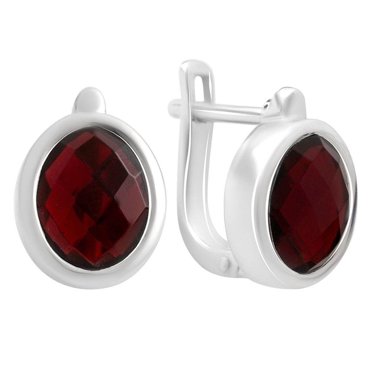 Silver earrings with artificial garnet nano 4.33ct (60002402) темні цукерки apple червоний колір
Silver earrings with artificial garnet nano 4.33ct (60002402) темні цукерки apple червоний колір