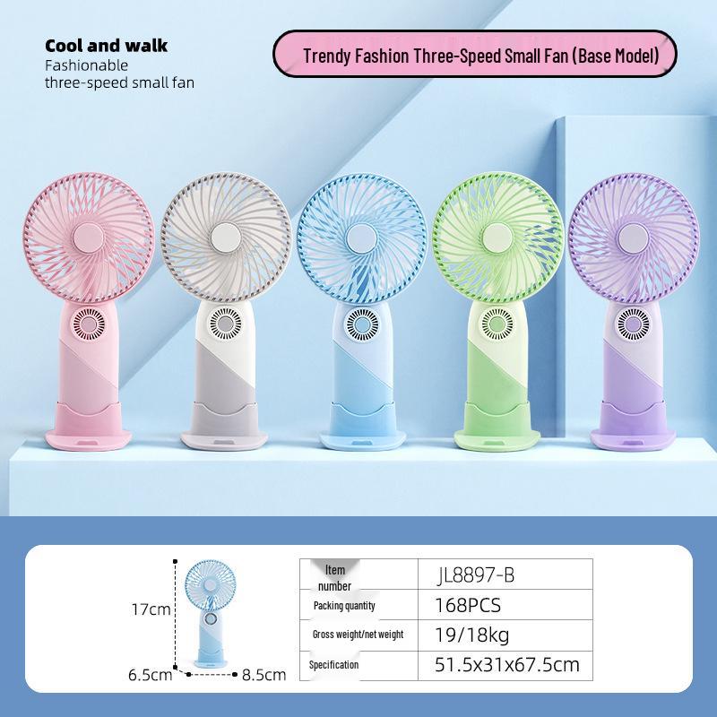 Mini USB Rechargeable Three-Speed Cartoon Fan - Portable Desktop & Outdoor Use for Students 8.6 × 4.2 × 17.1 CM
Mini USB Rechargeable Three-Speed Cartoon Fan - Portable Desktop & Outdoor Use for Students 8.6 × 4.2 × 17.1 CM